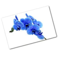 Wallmuralia Deska na krájení tvrzená Modrá orchidej 80x52 cm