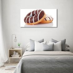 Wallmuralia Foto obraz skleněný horizontální Kobliha s čokoládou 120x60 cm 2 úchytky