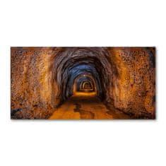 Wallmuralia Foto obraz skleněný horizontální Podzemní tunel 140x70 cm 2 úchytky