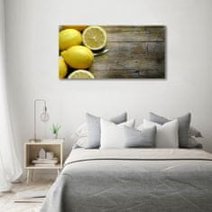 Wallmuralia Foto obraz skleněný horizontální Citrony na stromě 100x50 cm 4 úchytky