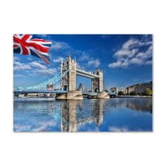 Wallmuralia Foto obraz skleněný horizontální Tower bridge Londýn 100x70 cm 2 úchytky