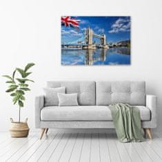 Wallmuralia Foto obraz skleněný horizontální Tower bridge Londýn 100x70 cm 2 úchytky