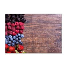 Wallmuralia Foto obraz skleněný horizontální Lesní ovoce 100x70 cm 2 úchytky