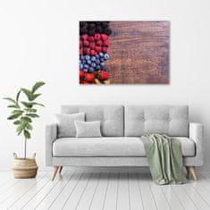 Wallmuralia Foto obraz skleněný horizontální Lesní ovoce 100x70 cm 2 úchytky