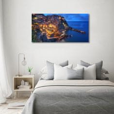 Wallmuralia Foto-obraz fotografie na skle Manarola Itálie 120x60 cm 2 úchytky