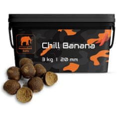 Mastodont Baits Boilies Chill Banana 3 kg 20 mm