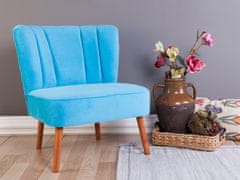 Atelier Del Sofa Křeslo Moon River - Turquoise, Tyrkysová