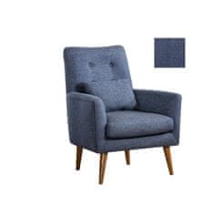 Atelier Del Sofa Křeslo Zeni Berjer - Dark Blue, Tmavá Modrá