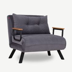 Atelier Del Sofa 1-místná pohovka Sando Single - Grey, Šedá