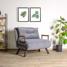 Atelier Del Sofa 1-místná pohovka Sando Single - Grey, Šedá