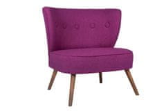 Atelier Del Sofa Křeslo Bienville - Purple, Purpurová