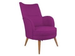 Atelier Del Sofa Křeslo Victoria - Purple, Purpurová