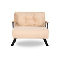 Atelier Del Sofa 1-místná pohovka Sando Single - Cream, Krémová