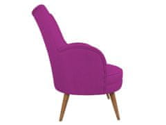 Atelier Del Sofa Křeslo Victoria - Purple, Purpurová