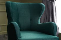 Atelier Del Sofa Křeslo Karina - Petrol Green, Zelená