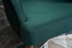 Atelier Del Sofa Křeslo Karina - Petrol Green, Zelená