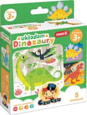 CzuCzu  Puzzle Dinosauři 5x9 dílků