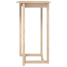 Greatstore Barový stolek 60 x 60 x 110 cm masivní borové dřevo