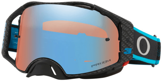 Oakley brýle AIRBRAKE Prizm Tomac signature iridium černo-modro-oranžovo-bílé