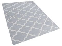 Beliani Šedý bavlněný koberec 200 x 300 cm SILVAN
