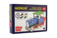 Merkur 031 Železniční modely 211 dílů, 10 modelů