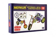 Merkur 018 Motocykly 182 dílů, 10 modelů