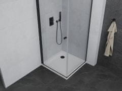 Mexen Pretoria sprchový kout 100x100, transparent, černá + sprchová vanička včetně sifonu (852-100-100-70-00-4010B)