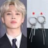 BTS JIMIN Náušnice - A typ ROZEVÍRACÍ