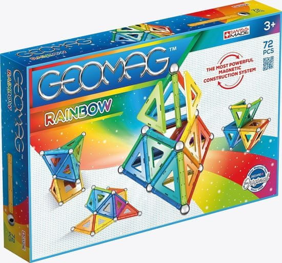 Geomag  Rainbow 72 dílků