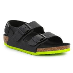 Birkenstock Birkenstock Milano Kinder sandály 1022129 Desert Soil Black Lime EU 27