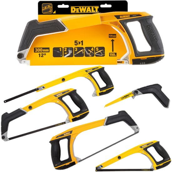 DeWalt Ruční pila na železo 300 mm 5v1 DWHT0-20547