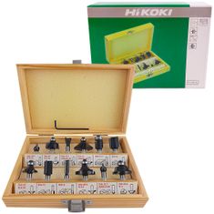 Hikoki Sada 12ks fréz pro 6mm frézku 711016