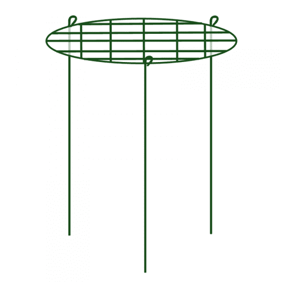 Kruhová podpěra rostlin s mřížkou průměr 40 cm, výška 60cm