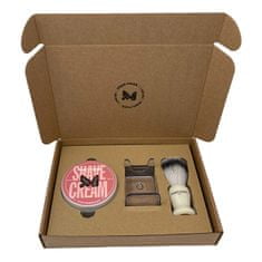 Men Rock London Dárková sada holicí péče Black Pomegranate (Shaving Gift Set)