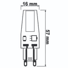 LUMILED 4x LED žárovka G9 CAPSULE 5W = 60W 550lm 6000K Studená bílá 360°