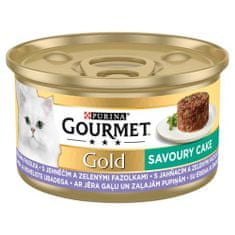 Gourmet GOLD Savoury Cake S jehněčím a zelenými fazolkami 85g