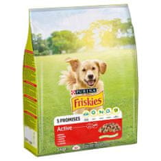 Friskies ACTIVE 3kg krmivo pro psy