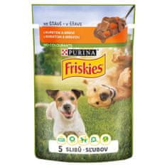 Friskies ADULT kuře a mrkev 100g