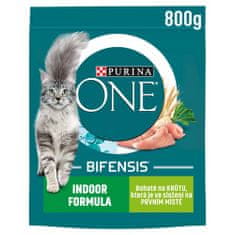 Purina ONE 800g Indoor s krůtím a celozrnnými obilovinami