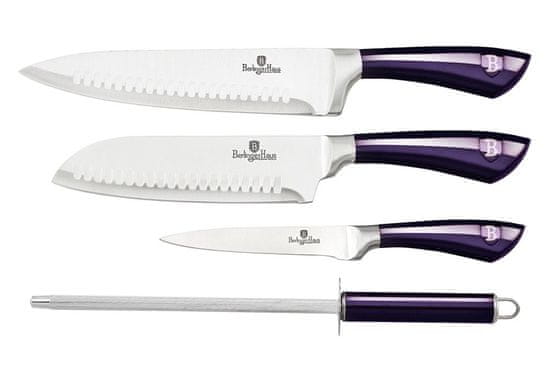 Berlingerhaus Sada nožů nerez 4 ks Purple Eclipse Collection