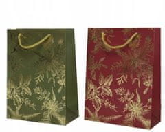 Kaemingk Papírová dárková taška s plátkovým zlatem 42 cm