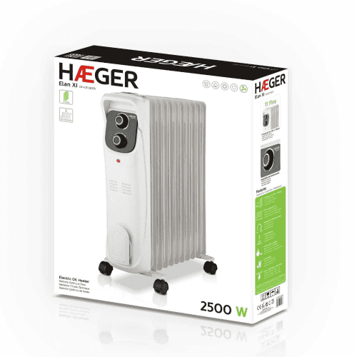 Haeger HAEGER olejový radiátor ELAN 11 žeber 2500W