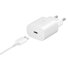 shumee Nabíječka do zdi 2v1 25W + USB-C kabel 1m bílý