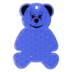 Elasto Odrazka "Medvěd", Transparentní modrá