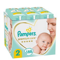 Pampers Premium Care Velikost 2 Plenky (4-8kg) 176 ks