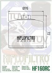 Hiflo olejový filtr FILTRO HF160RC Racing