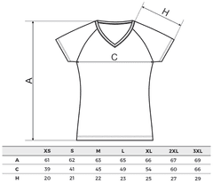 Malfini Dámské triko zúženě, raglánový rukáv, kráľovská modrá, 2XL