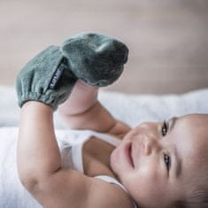 KipKep dětské rukavice proti poškrábání MITTENS Calming Green