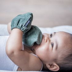 KipKep dětské rukavice proti poškrábání MITTENS Calming Green