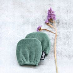 KipKep dětské rukavice proti poškrábání MITTENS Calming Green